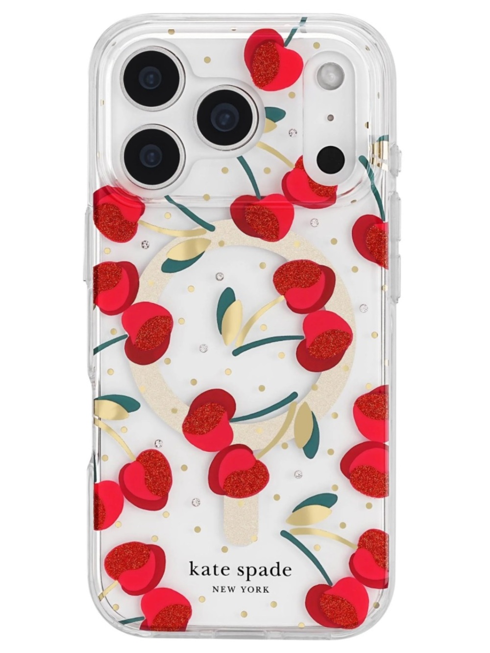 Kate Spade Cherry IPhone 17 Pro Max Case
